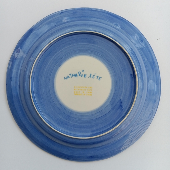 Nathalie Lete Bonjour Plate Anthropologie - Picture 2 of 2